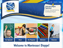 Tablet Screenshot of montessoridieppe.org